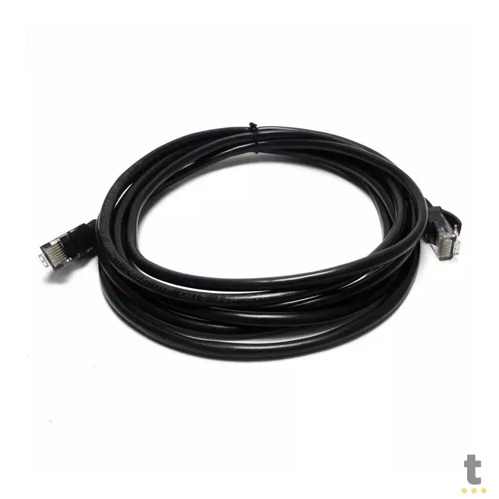 Patch Cord Cabo De Rede Cat6 C/ Conectores Blindados 10 metros Truedata